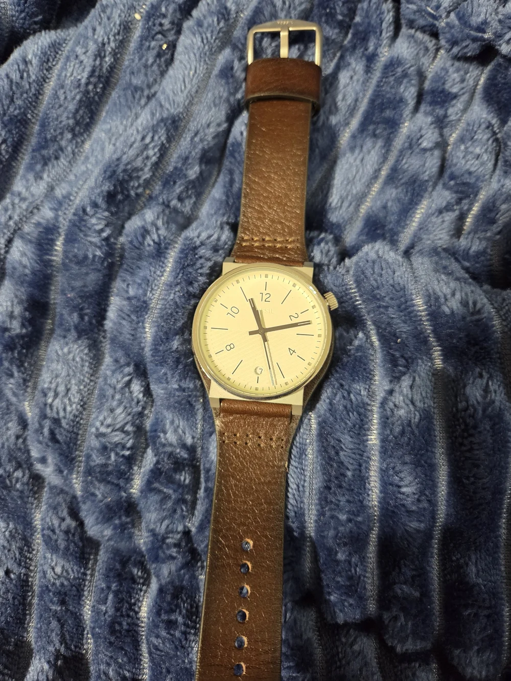 Fossil Tan Genuine Leather Watch Band FS5510
